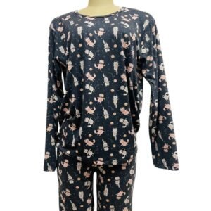 PIJAMA FEMININO SLEEPY INVERNO - 270052 GATO ASTRONAUTA